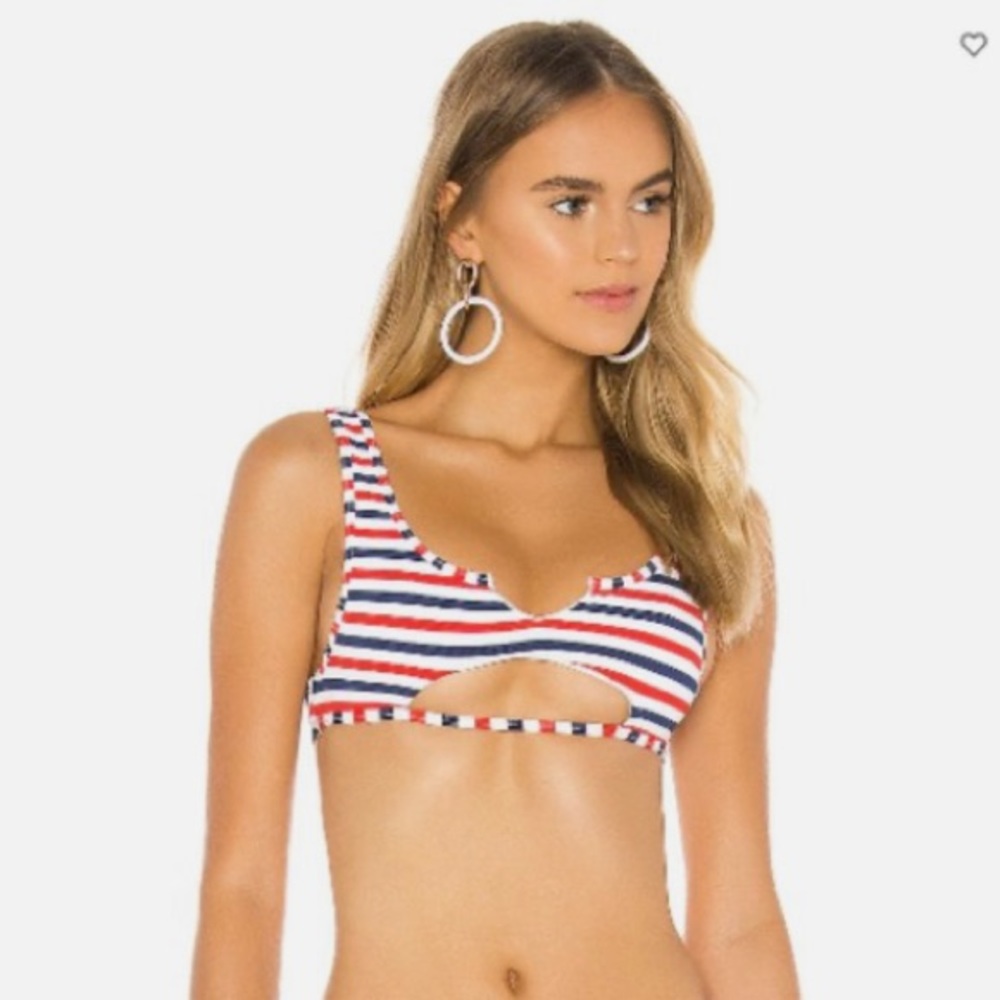 Frankie’s Bikinis Cole Top in Americana